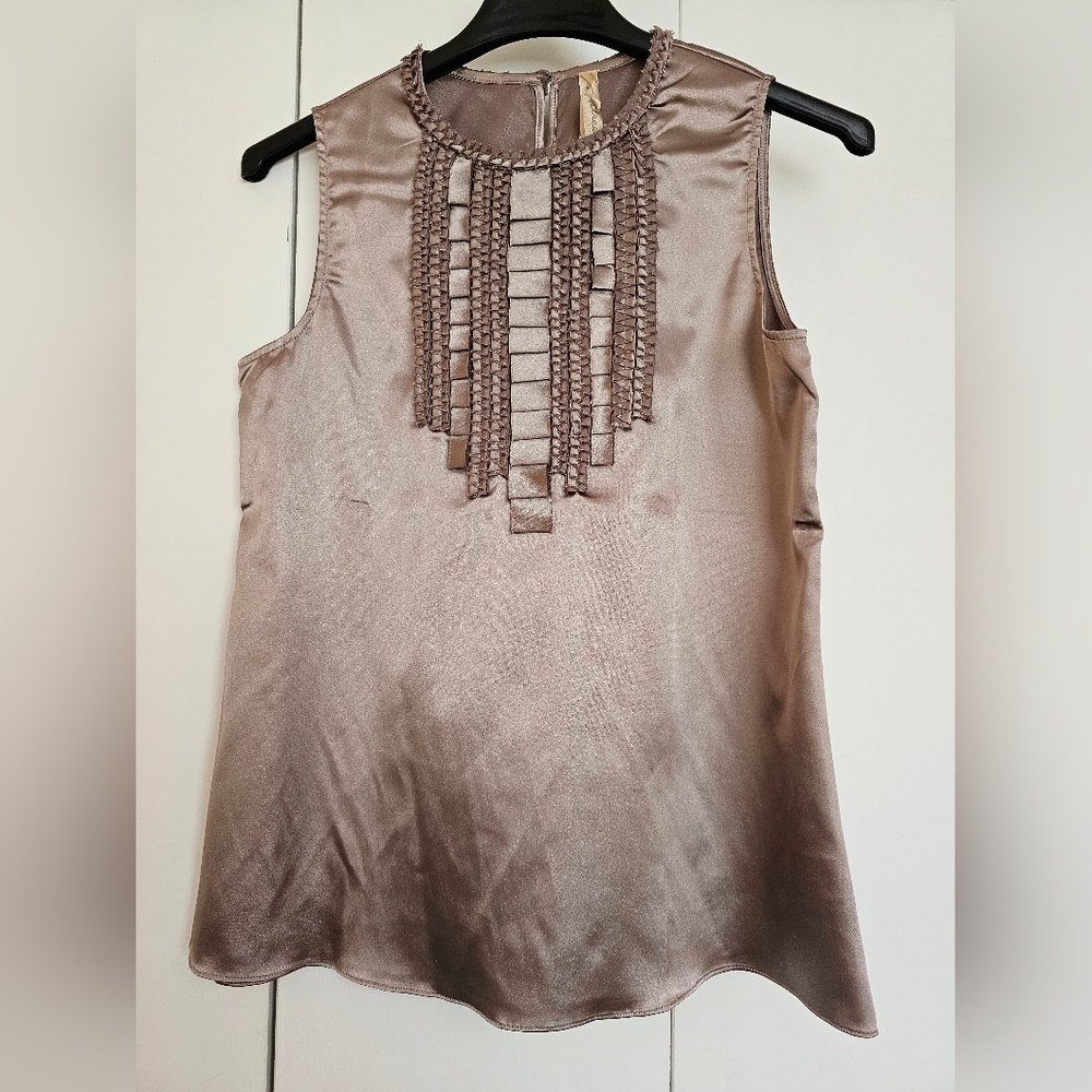 Soft Pink Silk Top